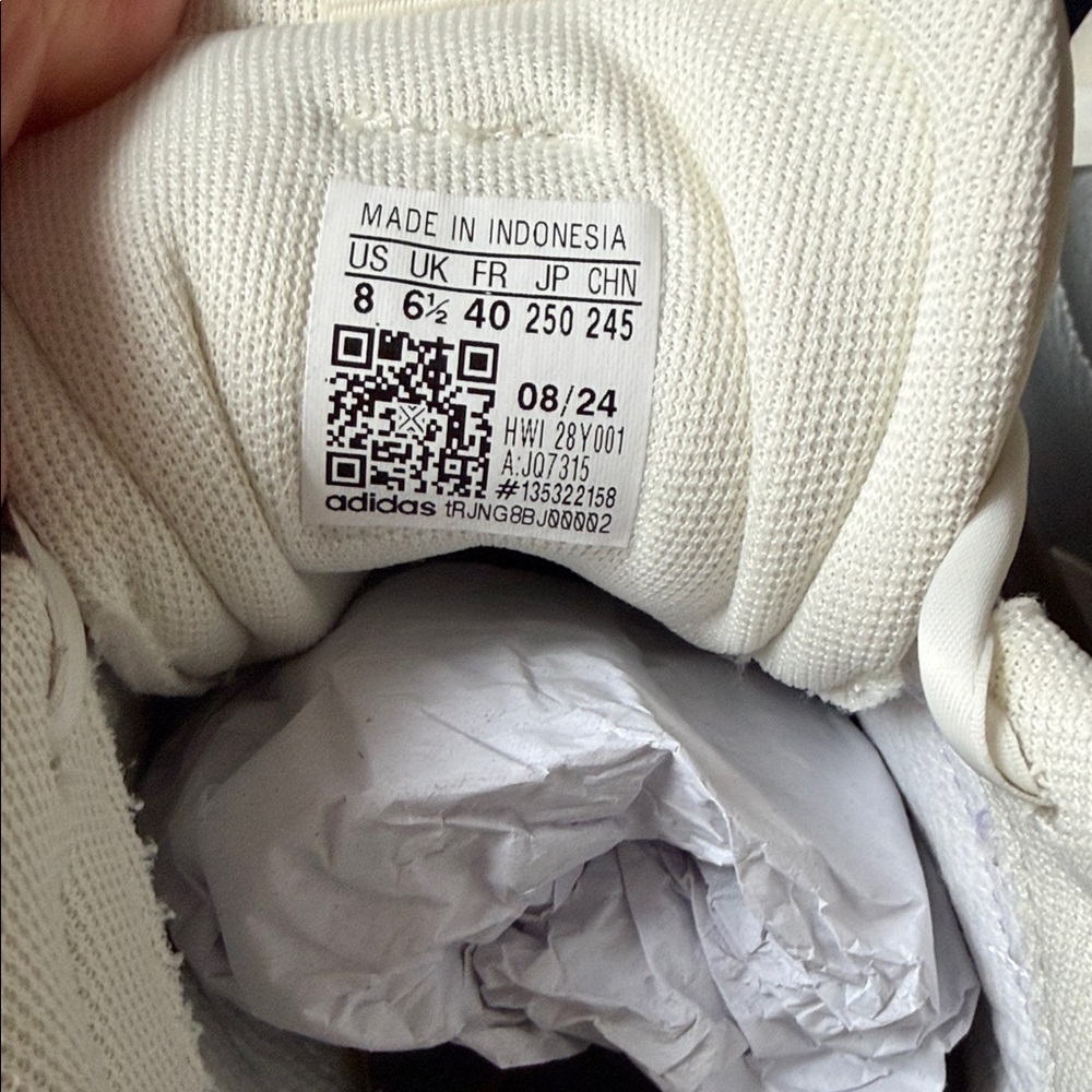 Adidas VL Court 3.0 Women's Shoes - Metallic Silver and White NEW in Box Size 8 - Picture 14 of 14